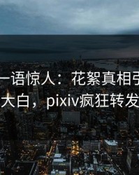 圈内人一语惊人：花絮真相引发真相大白，pixiv疯狂转发