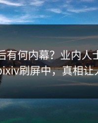 点击背后有何内幕？业内人士被曝秘闻，pixiv刷屏中，真相让人瞠目