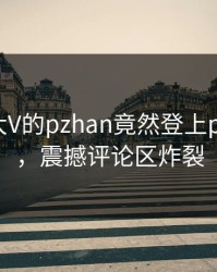 围观！大V的pzhan竟然登上pixiv热搜，震撼评论区炸裂