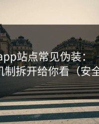 黑料网app站点常见伪装：“二次传播”机制拆开给你看（安全第一）
