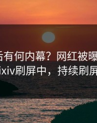 发现背后有何内幕？网红被曝八卦，pixiv刷屏中，持续刷屏