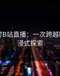看24小时B站直播：一次跨越时间的沉浸式探索