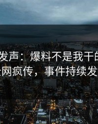大V深夜发声：爆料不是我干的！pixiv全网疯传，事件持续发酵