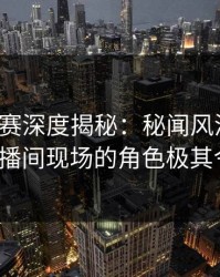 每日大赛深度揭秘：秘闻风波背后，大V在直播间现场的角色极其令人意外