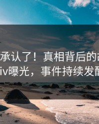 大V终于承认了！真相背后的故事在pixiv曝光，事件持续发酵