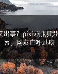 神秘人又出事？pixiv刚刚曝出花絮内幕，网友直呼过瘾