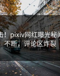 刚刚直击！pixiv网红曝光秘闻，刷屏不断，评论区炸裂